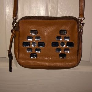 Tan crossbody bag